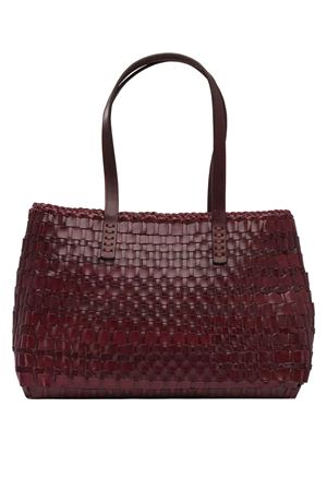 Salvage Irregular Bordeaux Tote Bag DRAGON DIFFUSION | 8171BORDO